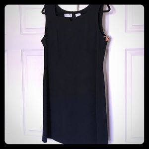 Liz Clairborne Black square neck dress